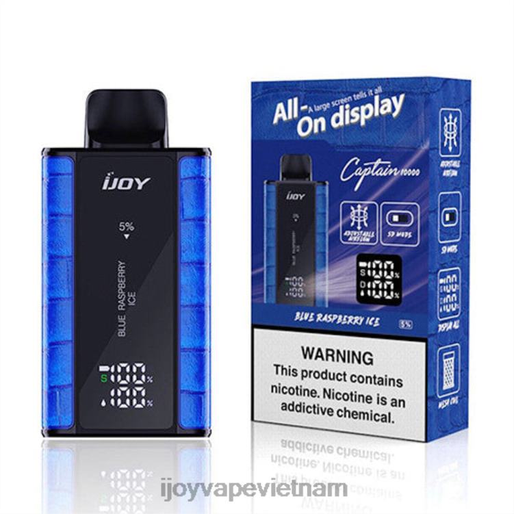 iJOY Vape Flavors - iJOY Bar Captain dùng một lần 6Z0P683 quả mâm xôi