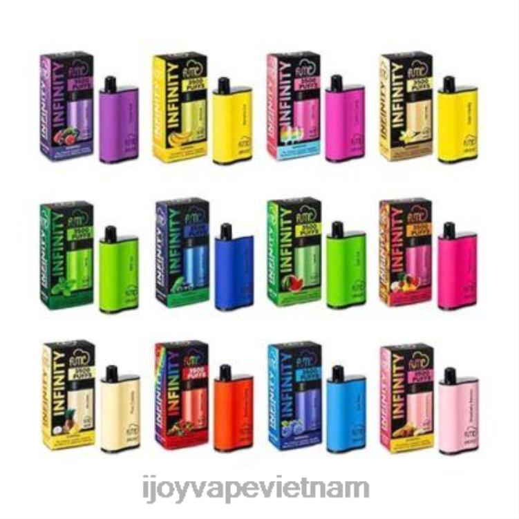 iJOY Vape Vietnam - iJOY Fume Infinity 3500 hơi dùng một lần | 12ml 6Z0P6101 táo đôi