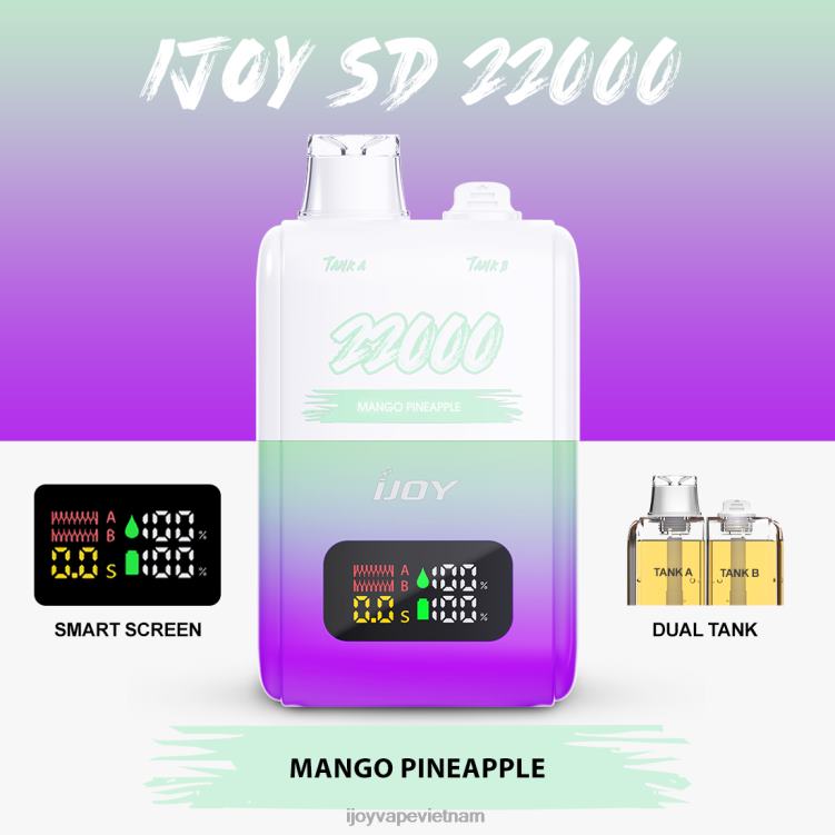 iJOY Disposable Device - iJOY SD 22000 dùng một lần 6Z0P6157 xoài dứa