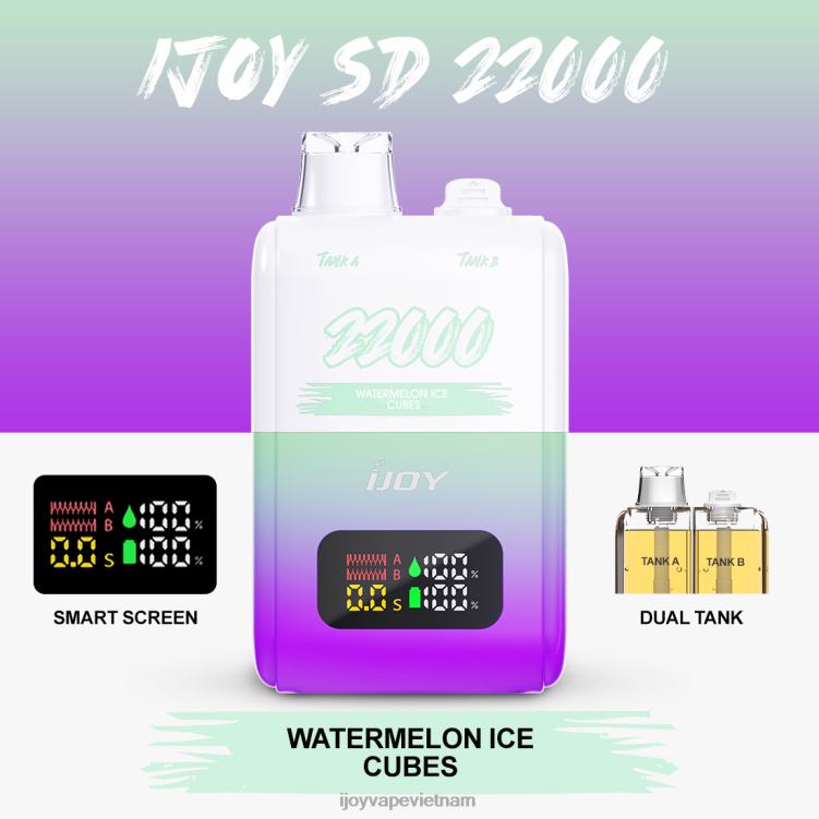 iJOY Vape Order Online - iJOY SD 22000 dùng một lần 6Z0P6159 đá viên dưa hấu