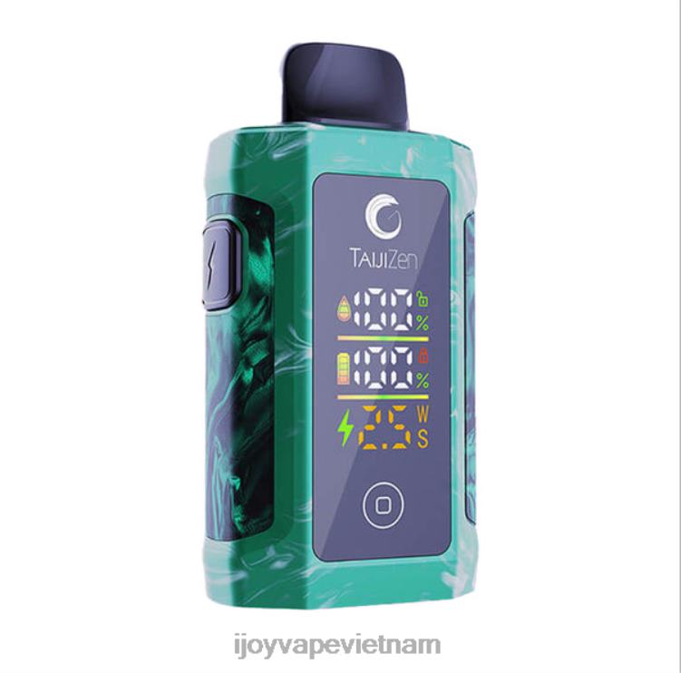 iJOY Vape Disposable - iJOY TaijiZen Judo 24000 vape dùng một lần 6Z0P655 đá mâm xôi xanh