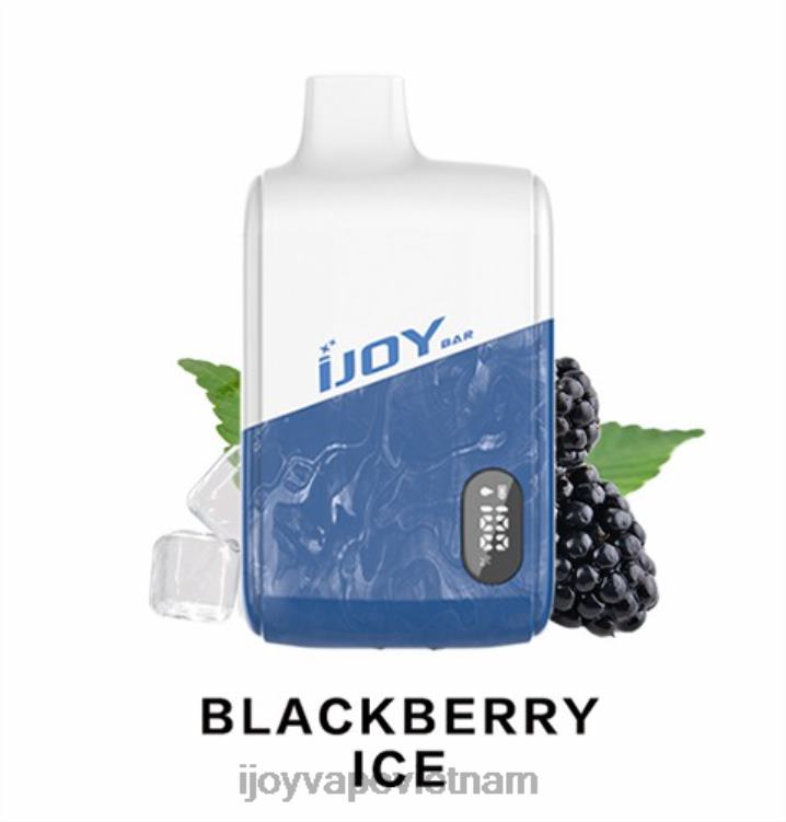 iJOY Vapes Online - iJOY Bar IC8000 dùng một lần 6Z0P6178 đá dâu đen