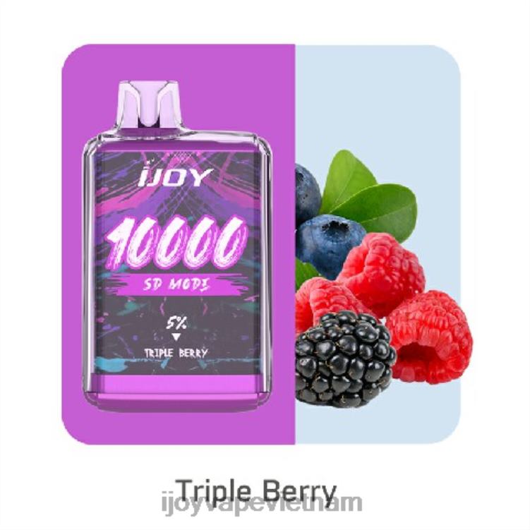 iJOY Vape Flavors - iJOY Bar SD10000 dùng một lần 6Z0P6173 ba quả mọng